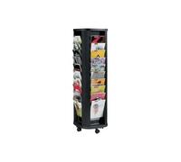 Présentoir mobile Carrousel de 40 cases en polystyrène