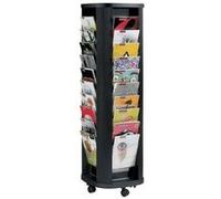 Présentoir mobile Carrousel de 40 cases en polystyrène G