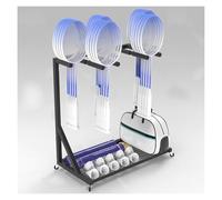 Présentoir Mobile for Raquettes De Badminton, 25 À 30 Pièces, Chariot De Rangement for Raquettes De Tennis for Enfants Et Adultes