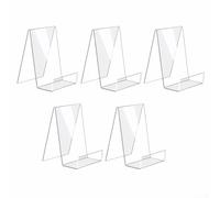 Présentoir multi-usage en acrylique transparent pour livres et œuvres d'art, parfait pour n'importe quel décor