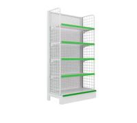 Présentoir mural à 5 niveaux avec grille pour étagères de supermarché dans les dépanneurs, les épiceries et les fournitures de bureau
