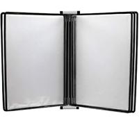 Présentoir mural à affiches à feuilleter, Support mural for tableau de conférence A4, 13 x 9 1,57 pouces(Black)