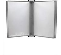 Présentoir mural à affiches à feuilleter, Support mural for tableau de conférence A4, 13 x 9 1,57 pouces(Grey)