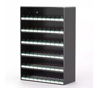 Présentoir Mural à Cigarettes - Poussoirs automatiques en Aluminium pour commerces et supermarchés, Organisateur Gain de Place, présentoir à Cigarettes Efficace pour armoires et ma