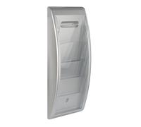 Presentoir mural A4 alu 4 cases Quickfit