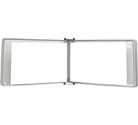 Présentoir Mural A4, Support de Catalogue Gris, Organiseur de fichiers de référence, Solution de Rangement Murale Peu encombrante pour la Maison ou Le Bureau