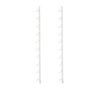 Présentoir Mural Blanc pour carrelage de parquet, présentoir d'échantillons incliné, Support de Rangement pour Skateboards en Plaque de Fer, Format Carte, idéal pour la décoration intérieure