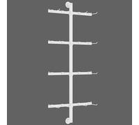 Présentoir Mural Chaussettes Présentoir, Métal Écharpe Ceinture Chaussettes Chapeau Vente Au Détail Support De Rangement, Pantoufles Sous-vêtements Mobile Support Pour Étuis De Téléphone(White,40x100c