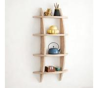 Présentoir Mural en Bois pour Verres à Liqueur et Tasses, vitrine Vintage en Bois pour Objets de Collection, Meuble Robuste pour théières, Ornements et Figurines