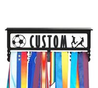 Présentoir mural - Étagère porte-trophée en métal, montable de manière moderne, système de présentation des récompenses athlétiques, support de décoration murale intérieure au design épuré | Étagère à