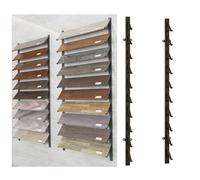 Présentoir Mural métallique à 10 Niveaux pour carrelage, présentoir Multicouche pour échantillons et Diapositives, Solution de Rangement idéale pour Les Carreaux et Les matériaux de revêteme