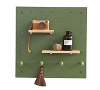 Présentoir mural modulaire avec étagères et crochets pour salle d'artisanat, bureau, entrée - Solution de rangement polyvalente pour la maison et l'espace de travail