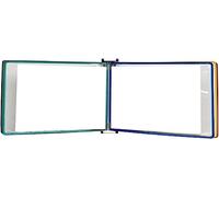 Présentoir Mural Multicolore A4 : Support de Catalogue élégant et système de référence pour la Maison, Le Bureau ou la Salle de Classe.