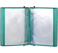 Présentoir mural multicolore pour documents A4, double face, 10 panneaux, idéal pour livres et documents, bureau et usage domestique