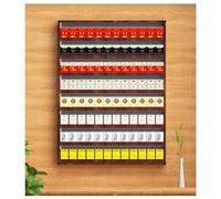 Présentoir mural pour cigares, boîtes d'allumettes et bonbons - Vitrine pour rangement et présentation efficaces