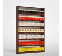 Présentoir Mural pour Cigarettes de Dépanneur，Paquet de 3 Présentoirs À Tabac Armoire de Magasin de Détail Armoire de Rangement en Aluminium pour Cigarettes，vitrine D'allumettes de Supermarché