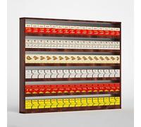 Présentoir Mural pour Cigarettes de Dépanneur，Paquet de 3 Présentoirs À Tabac Armoire de Magasin de Détail Armoire de Rangement en Aluminium pour Cigarettes，vitrine D'allumettes de Supermarché