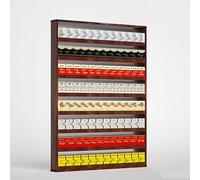 Présentoir Mural pour Cigarettes de Dépanneur，Paquet de 3 Présentoirs À Tabac Armoire de Magasin de Détail Armoire de Rangement en Aluminium pour Cigarettes，vitrine D'allumettes de Supermarché