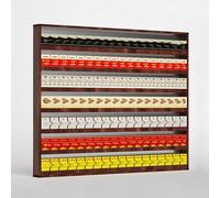 Présentoir Mural pour Cigarettes de Dépanneur，Paquet de 3 Présentoirs À Tabac Armoire de Magasin de Détail Armoire de Rangement en Aluminium pour Cigarettes，vitrine D'allumettes de Supermarché