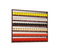 Présentoir mural pour cigarettes en alliage d'aluminium pour magasins de détail, bars et supermarchés