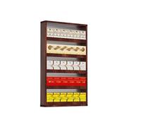 Présentoir mural pour cigarettes en alliage d'aluminium pour magasins de détail, bars et supermarchés