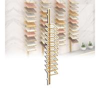 Présentoir mural pour échantillons en porcelaine, 11 couches multicouches en marbre pour économiser de l'espace