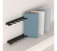 Présentoir Mural pour échantillons, Support de Rangement pour échantillons de matériaux de Construction, idéal pour Les Salons Professionnels et Les événements des exposants (Noir, 100 cm /
