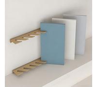 Présentoir Mural pour échantillons, Support de Rangement pour échantillons de matériaux de Construction, idéal pour Les Salons Professionnels et Les événements des exposants (Or 100 cm/39,4