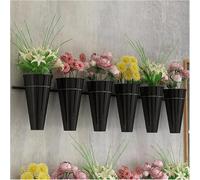 Présentoir mural pour fleurs - Support décoratif pour plantes d'intérieur et d'extérieur - Support en plastique pour décoration de maison et de jardin