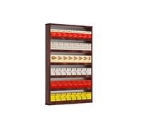 Présentoir mural pour magasin, supermarché, supérette, distributeur automatique de cigarettes, gain de place, en alliage d'aluminium, organisateur mural pour étuis à cigarettes et boîtes d'a