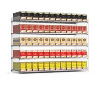 Présentoir Mural, vitrine en Acrylique avec Poussoir Automatique, présentoirs de Magasin pour Le marché, Taille 74,5 x 29 x 73,5 cm, Parfait pour Une Utilisation au détail