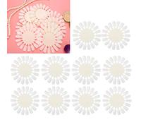 Présentoir Nail Art, 10pcs/set Présentoir Nail False Tips Vernis à ongles Gel Scoop Pratique papier d'art à ongles pour l'affichage de vernis à ongles.