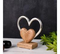 Présentoir Objet décoratif Argent Cœur Amour -4-