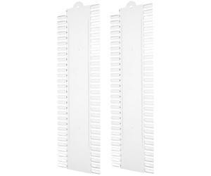 Présentoir Ongles 60 Couleurs, Planche Nail Art ABS 2 Pièces Débutant | Marquage Rangement Personnel, Usage Collège et Maison, Palette Simple Face, pour Vernis