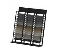 Présentoir organisateur carreaux acier, support stockage d'échantillons sol, permettant gagner l'espace for salles d'exposition, magasins, entrepôts, l'exposition(30x120x190cm/36)