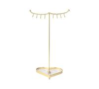 Présentoir Organisateur de bijoux en fer créatif, collier cœur détachable Range-bijoux | Bureau debout for boucles d'oreilles