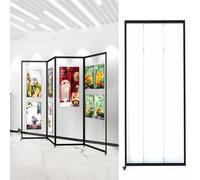 Présentoir pliable pour exposition d'art, support d'affiche de calligraphie, étagère publicitaire pour affichage photographique, 100 x 250 cm