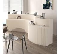 Présentoir pliable, table de vitrine rétractable, plate-forme de décoration d'événement portable pour bijoux, vêtements, expositions de beauté, salons et fêtes