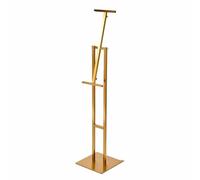 Présentoir porte-affiches - Lot de 1 support robuste et réglable, hauteur jusqu'à 145 cm - Support de sol for affiches, panneaux, mousse et bannières(Gold)