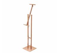 Présentoir porte-affiches - Lot de 1 support robuste et réglable, hauteur jusqu'à 145 cm - Support de sol for affiches, panneaux, mousse et bannières(Rose Gold)
