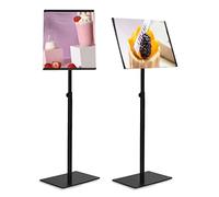 Présentoir pour affiches de sol, support de bannière publicitaire, support de menu, cadre en polyéthylène pour affiches et panneaux d'affichage, idéal pour les promotions commerciales