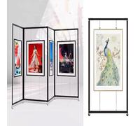 Présentoir Pour Affiches, Support De Panneau De Mariage, Porte Affiche, Chevalet Peinture D'artiste, Pour Mariage, Salons, Présentations, Affiches, Présentoirs D'art(8pcs,120x250cm/47.2x98.4in)