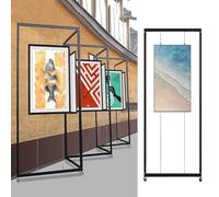 Présentoir Pour Affiches, Support De Panneau De Mariage, Porte Affiche, Chevalet Peinture D'artiste, Pour Mariage, Salons, Présentations, Affiches, Présentoirs D'art(8pcs,120x250cm/47.2x98.4in)