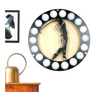 Présentoir pour balles de golf - Fer de 35,8 cm | Présentoir mural décoratif pour balles de golf | Installation facile et pour la maison ou les amateurs