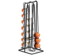Support pour capsules de café Nespresso, métal, noir, 30 cm