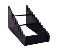 Présentoir pour Carreaux de céramique - Support Compact Noir pour 10 échantillons, idéal pour Les Halls d'exposition et Les magasins, vitrine de matériaux de Construction (590 x 400 x 312 mm
