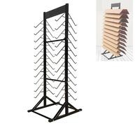 Présentoir pour carrelage de sol, design incliné pour une meilleure visibilité, construction durable pour les halls de vente au détail et d'exposition