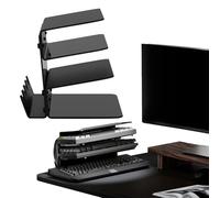 Présentoir pour Clavier en Acrylique - Étagère avec Cadre à 3 Niveaux pour Clavier et | de Rangement léger pour salles d'étude, salles d'exposition, armoires pour Collections, magasins de t