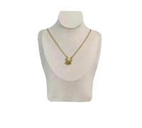 présentoir pour colliers Présentoir en lin for colliers, pendentifs, portraits, présentoir, bijoux, buste, mannequin, support, organisateur(18.5CM)