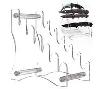 Présentoir pour cutter - Présentoir pour cutter - Support de collection de cutters en acrylique - Support de table transparent pour 6 emporte-pièces - Pour salon, cuisine et salle à manger